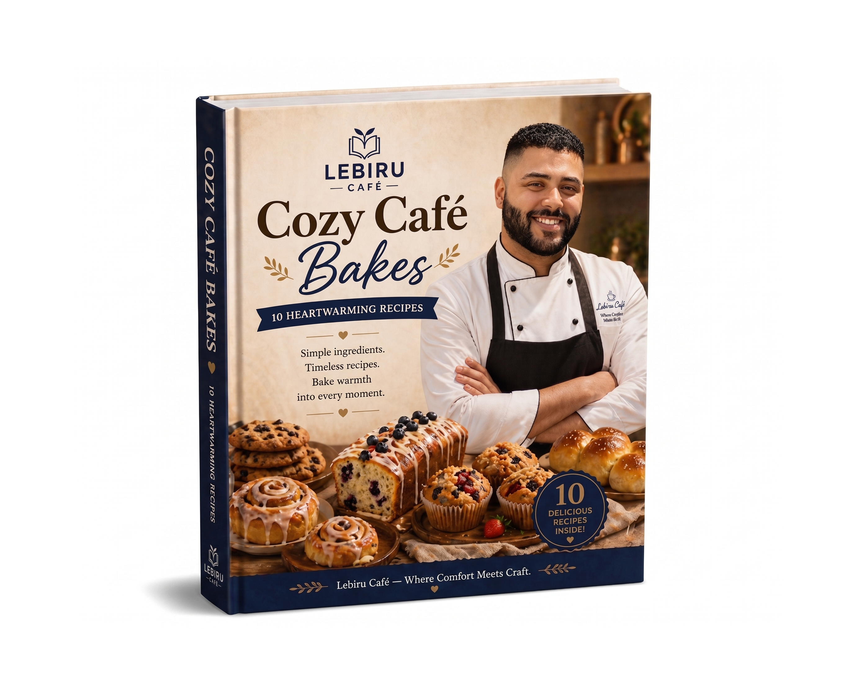 Cozy Cafe Bakes cookbook cover